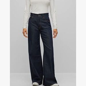 Boss Blue Flare Wide Leg Jeans